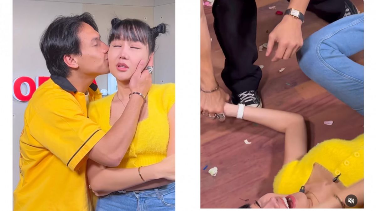 Momen Jefri Nichol cium Lucinta [Instagram]