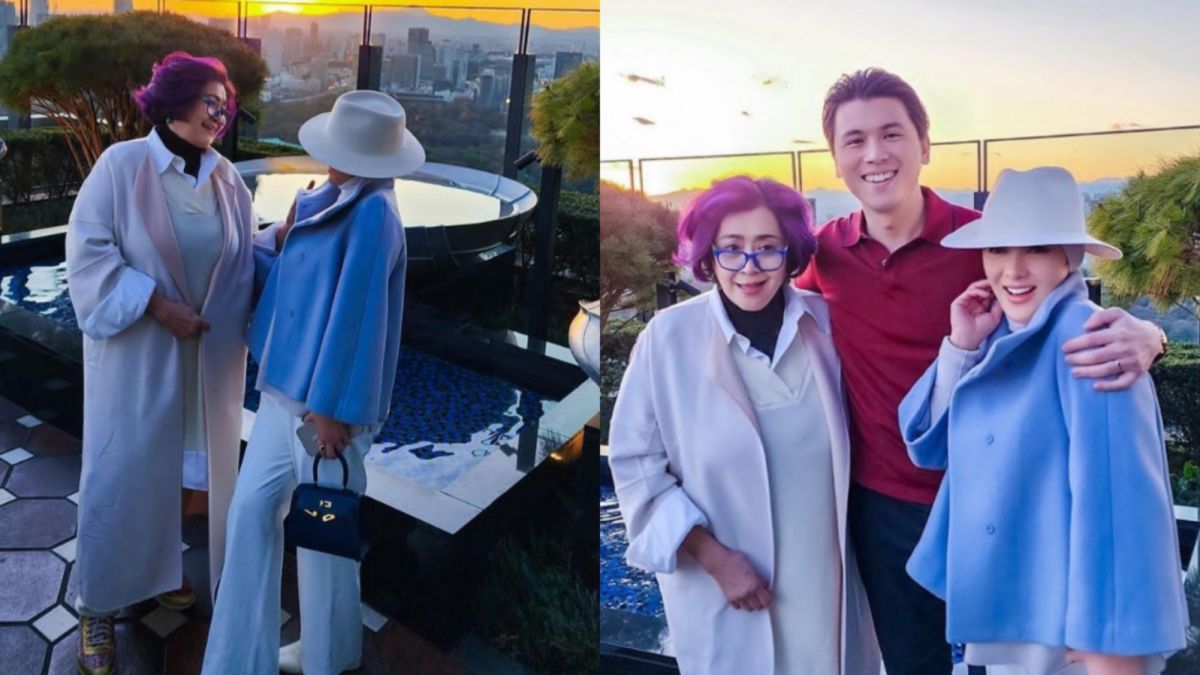 Potret Syahrini dan ibu mertua [Instagram]