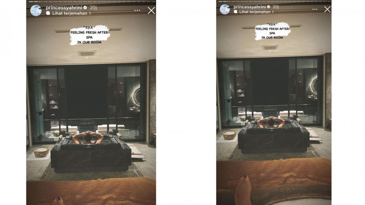 Insta story Syahrini [Instagram]