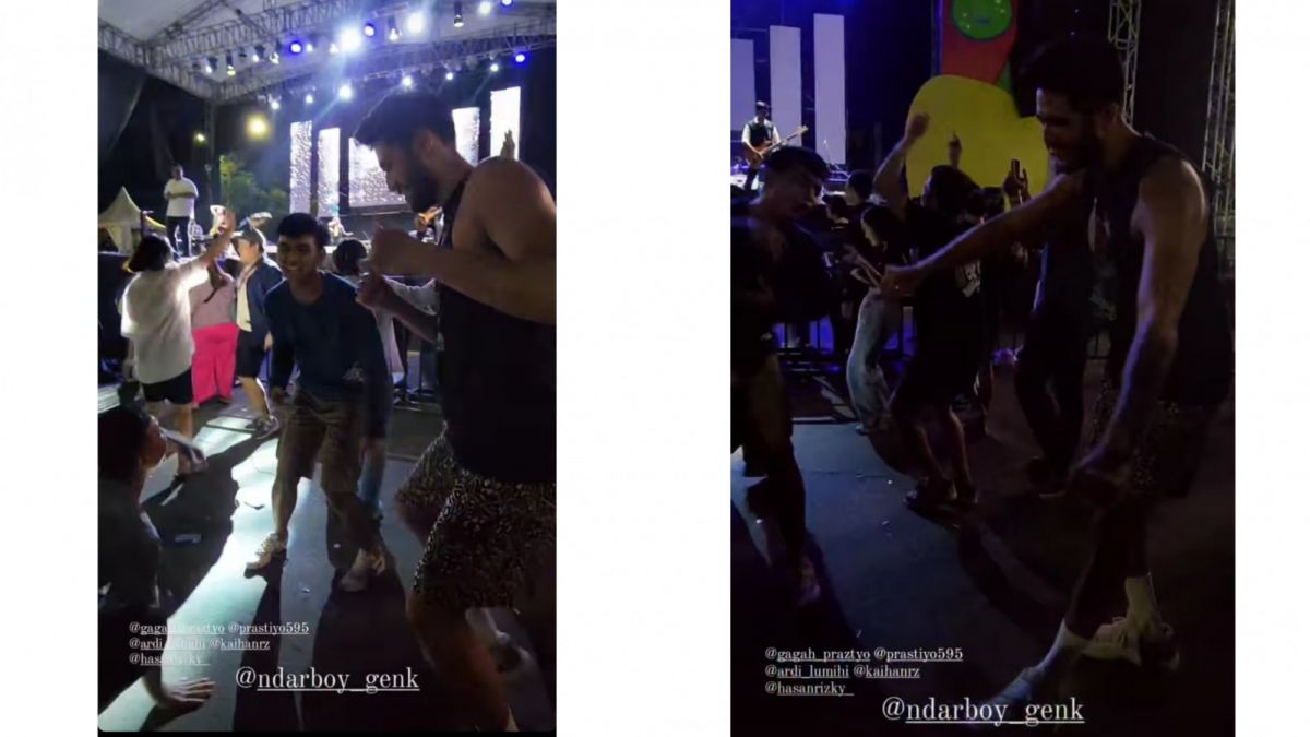 Sabda Ahessa berjoget bersama [Instagram]