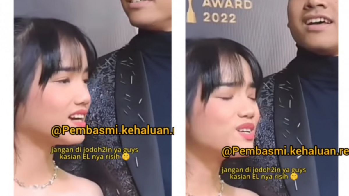 Fuji saat dijodohkan dengan El [Instagram]