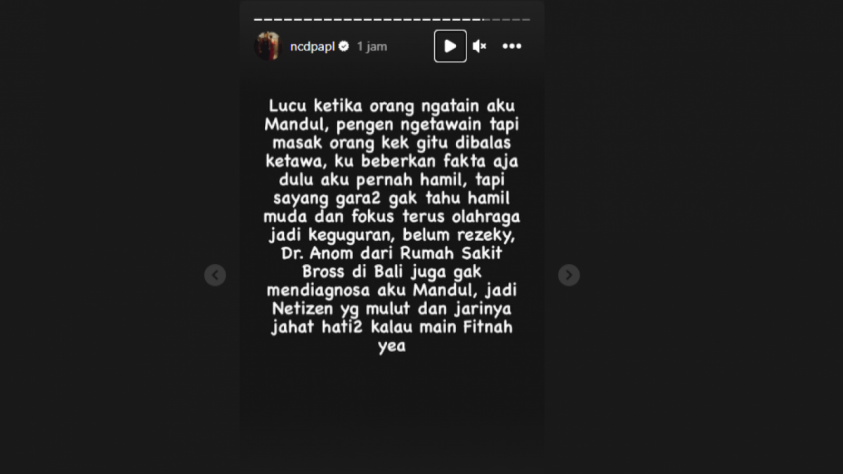 Nora Alexandra tentang kandungannya [Instagram]