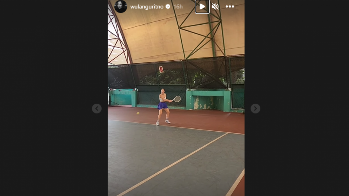 Wulan main tenis [Instagram]