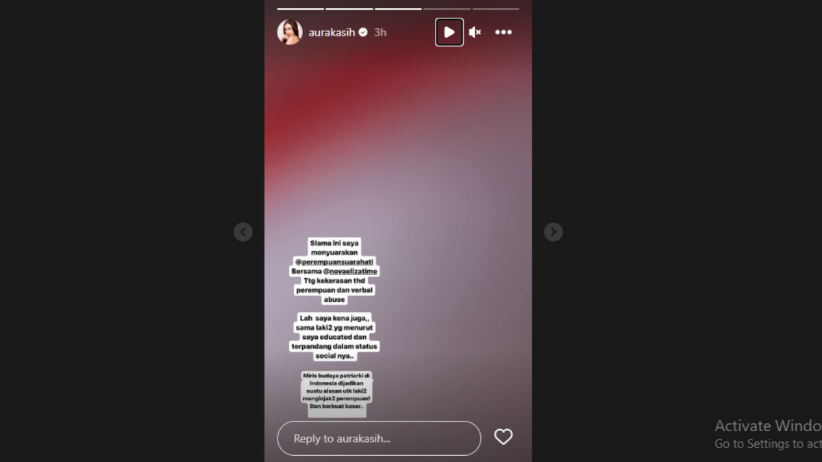 Story Aura kasih [Instagram]