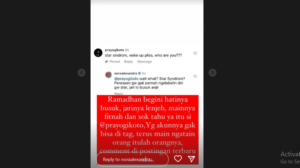 Story Nora [Instagram]