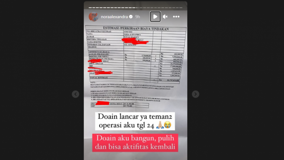 Story Nora [Instagram]