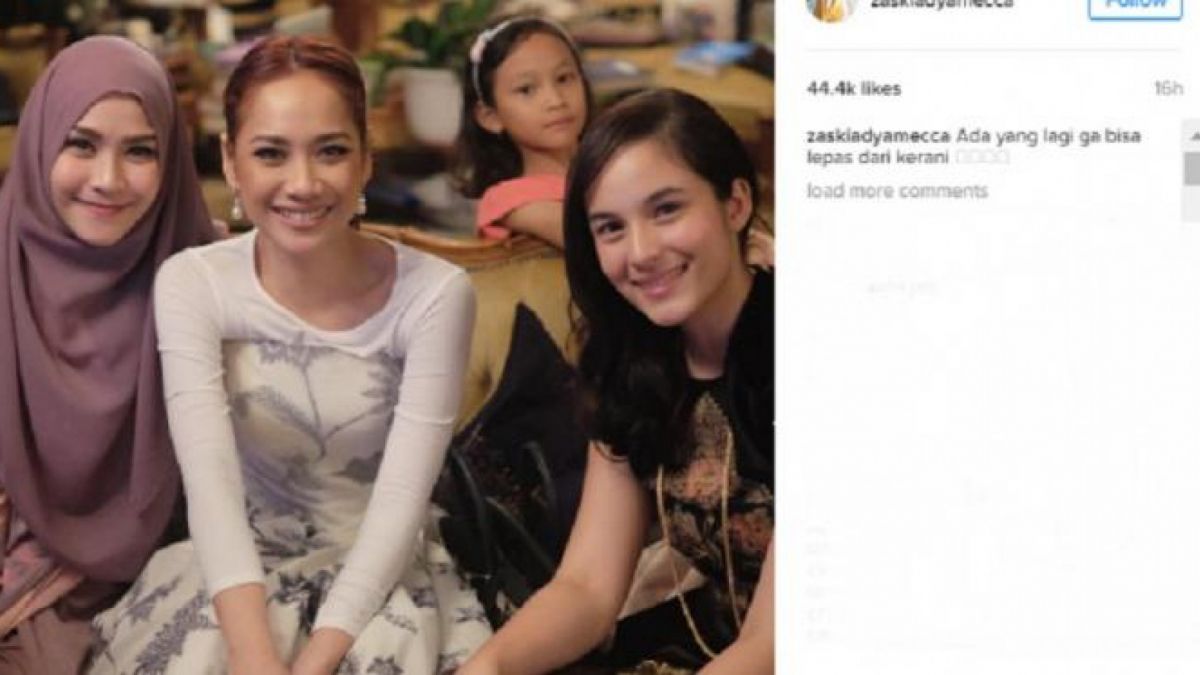 Bunga Citra Lestari, Zaskia Adya Mecca dan Chelsea Islan