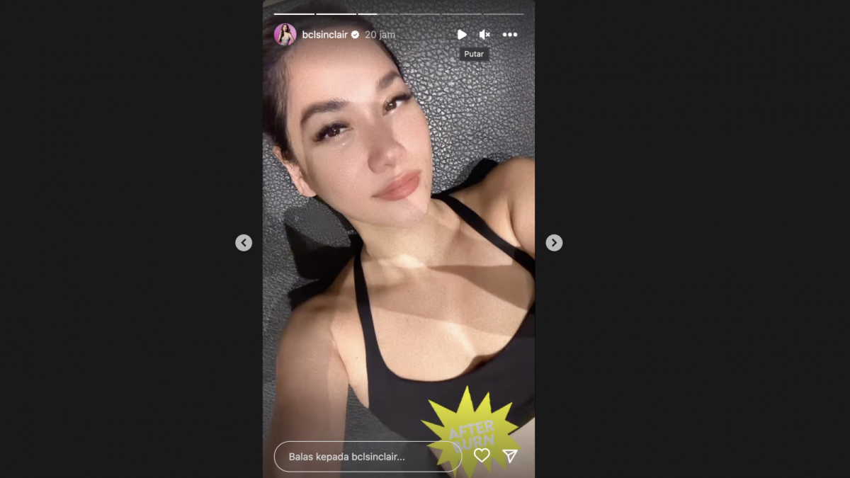 Bunga Citra Lestari habis nge-gym