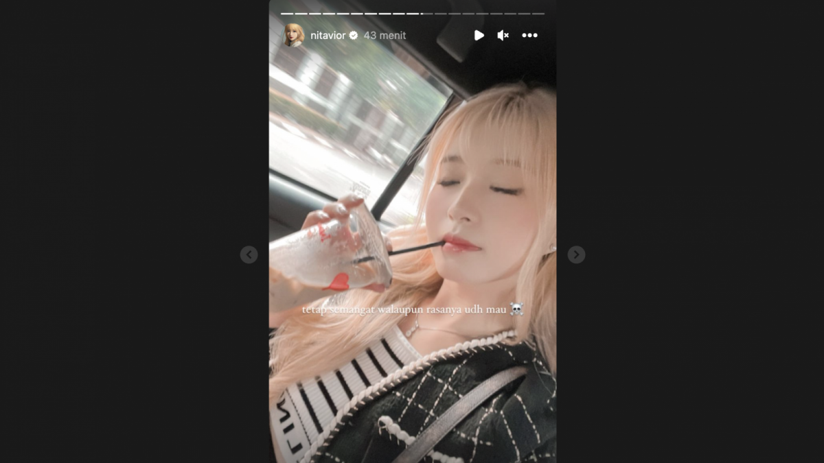 Curhat Nita Vior di Insta Story