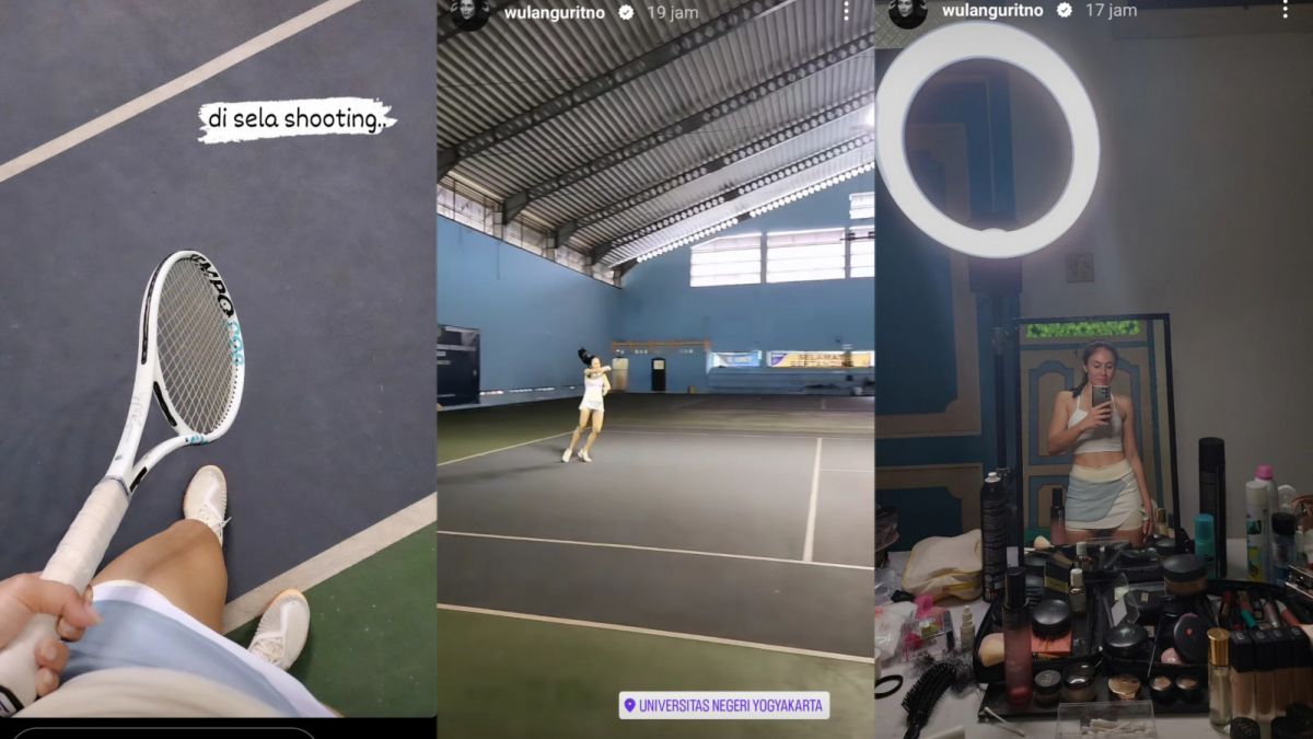 Wulan Guritno tenis [Instagram]