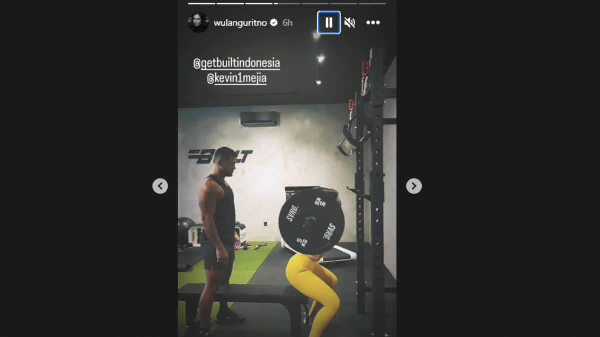 Wulan Guritno olahraga [Instagram]