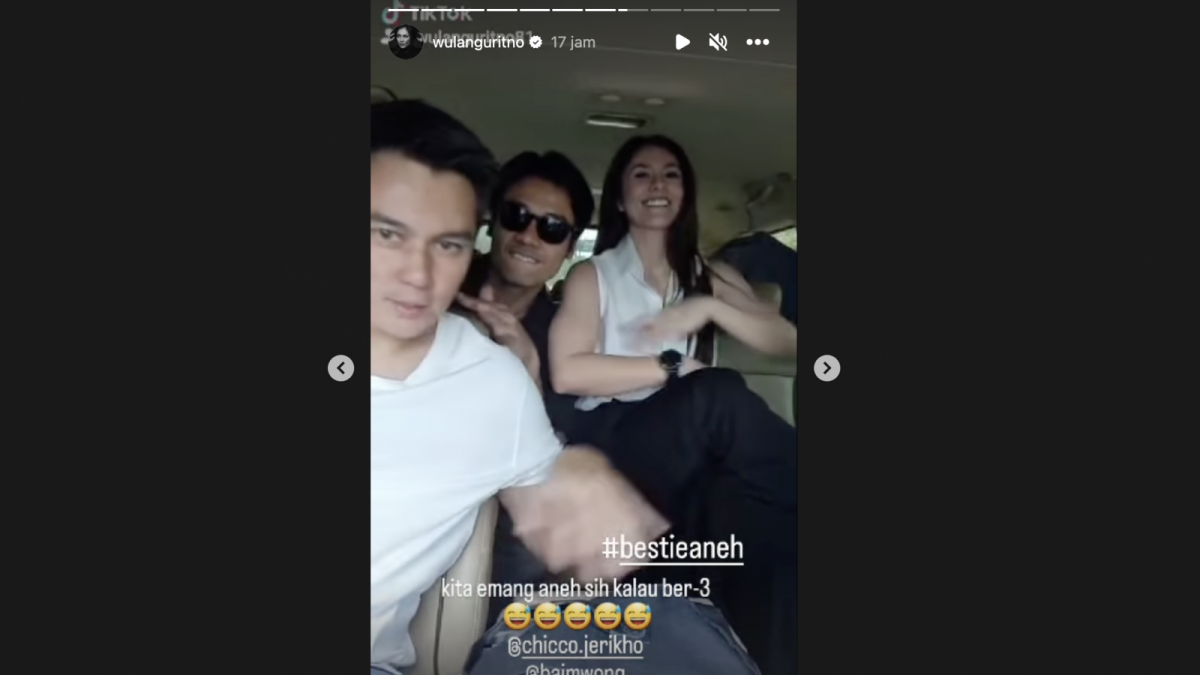 Wulan, Chicco Jerikho, dan Baim