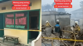 Rahasia di Balik Warteg Pesona Dua Putri, Satu-satunya Bangunan Utuh pada Kebakaran Simprug