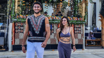 Hot Couple! Wulan Guritno Posting Foto Menantang dengan Sabda Ahessa di Hari Ulang Tahunnya