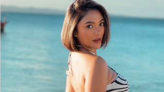 Marion Jola Pakai Crop Top Pamer Tato Kupu, Netizen: Kenapa Dimajuin Banget?