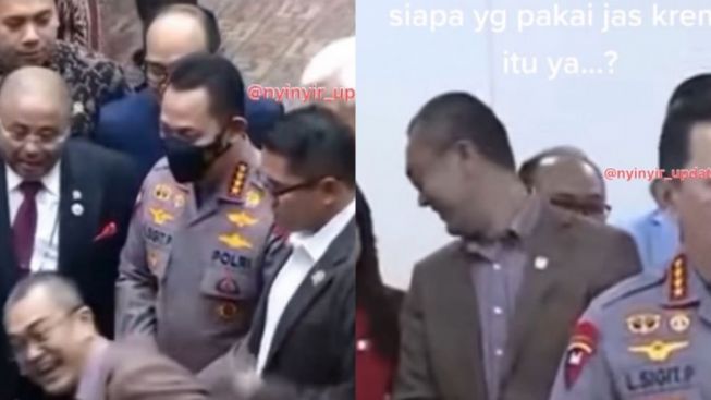 Kasihan, Kapolri Listyo Sigit Dicuekin Presiden Jokowi, Ogah Diajak Bersalaman