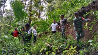 Pergerakan Tanah di Garut Kondisinya Mengerikan, Mengeluarkan Air Bercampur Minyak dengan Bau Tidak Sedap