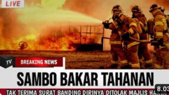 CEK FAKTA: Ferdy Sambo Frustasi hingga Nekat Bakar Tahanan saat Bandingnya Ditolak Majelis Hakim, True?