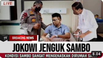 CEK FAKTA: Sakit Parah, Ferdy Sambo Dijenguk Jokowi Sebelum Dieksekusi Mati