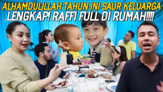 Tidak Pernah Sahur di Rumah Selama 15 Tahun, Berkat Acara ini Raffi Ahmad Bisa Kumpul dengan Keluarga