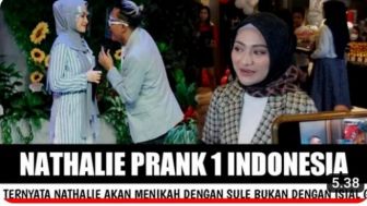 Cek Fakta: Bukan dengan Pria Inisial G, Nathalie Holscher Prank 1 Indonesia Benarkah Besok Nikah dengan Sule?