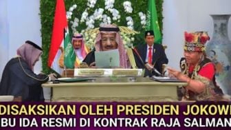 CEK FAKTA, Raja Salman Kontrak Ida Dayak hingga Diantar Langsung Presiden Jokowi ke Arab Saudi