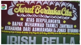 Berikan Karangan Bunga Tak Menyertakan Nama Ammar Zoni, Benarkah Irish Bella Mantap Gugat Cerai sang Suami?