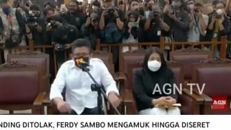 Cek Fakta, Ferdy Sambo Mengamuk di Pengadilan sehingga Diseret Brimob