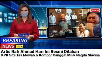 Raffi Ahmad Resmi Diamankan Polisi Hingga KPK Sita Tas Mewah Nagita Slavina, Cek Faktanya di Sini