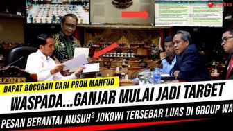 Cek Fakta: Ganjar Pranowo Jadi Target Pesan Berantai Musuh-musuh Jokowi Disebar Melalui Grup WA