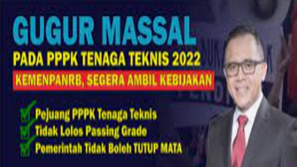 Fenomena Gugur Massal Seleksi PPPK Teknis 2022 Secara Nasional PTTI Beltim Minta Ini Ke BKN