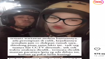 Viral di Medsos Seorang Wanita Diduga Diculik Mantan Pacar di Bandung, Polisi: Pelaku Masih Buron