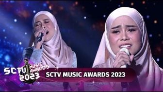 Bikin Mewek Penonton, Penampilan Perdana Lesti Kejora di Malam Penganugrahan SCTV Music Awards 2023