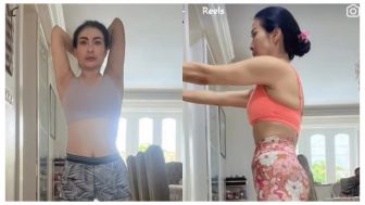 Iis Dahlia Pamer Gerakan Yoga Malah Kena Sentil Netizen Gegara Pakai Baju Seksi, Inget Umur!