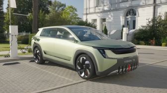 Mobil Listrik Skoda Vision 7S, Kendaraan SUV Elektrik yang Futuristik Bisa Tempuh Jarak 373 Mil