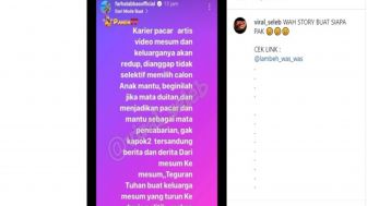 Viral Video Syur 47 Detik Mirip Rebecca Klopper, Farhat Abbas Sebut Haji Faisal Gak Selektif Pilih Calon Mantu