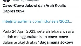 Denny Indrayana Bikin Geger Lagi dengan Unggahan 'Cawe-Cawe Jokowi' dan Arah Koalisi Capres 2024