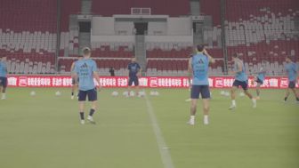 Timnas Argentina Unggah Video Latihan Tertutup di Stadion GBK, Ada 2 Bintang Liga Inggris