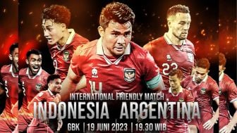 Argentina Butuh 38 Menit Bobol Gawang Indonesia di Babak Pertama