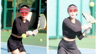 Intip Pesona Kecantikan Yuni Shara, Bak Seorang Gadis di Lapangan Tenis