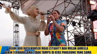 Konser Duo Ratu Reunian, Maia Estianty dan Mulan Jameela Tampil dalam Satu Panggung