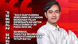 Gibran Ajukan Stadion Manahan Solo Jadi Tuan Rumah Piala Dunia U-17 2023