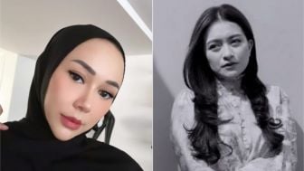 Sama-sama Menjanda, Aura Kasih Malah Pakai Hijab Beda dengan Nathalie Holscher