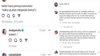 Diduga Sindir Nathalie Holscher di Medsos Gegara Buka Hijab, Netizen Nyinyir Putri Delina