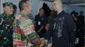 Ahmad Dhani Unggah Foto Bersama Kawan Lama Seorang Perwira Tinggi TNI, Penasaran Jabatannya Apa?