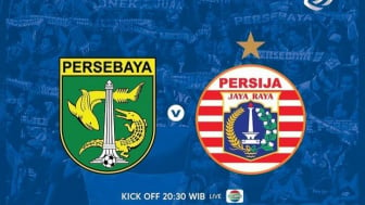 Link Live Streaming Liga 1: Persija Jakarta vs Persebaya Surabaya Malam Ini, Ini Susunan Line Up