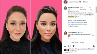 Heboh! Maia Estianty Sandingkan Foto Asli dan Hasil Filter, Netizen: Cantikan Aslinya Bun