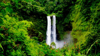 Keindahan Curug Sanghyang Taraje di Pamulihan Garut dan Misteri Petilasan Sangkuriang