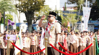 HUT Pramuka ke-62, Bupati Garut: Pramuka Itu Suka Bermusyawarah Pantang Menyerah