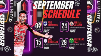 Jadwal Lengkap Pertandingan Bali United September BRI Liga 1 2023/2024